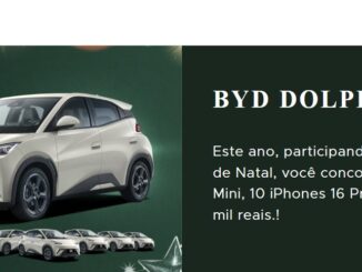 Promoção Natal 2024 Shopping Anália Franco 25 anos Concorra 10 Dolphin Mini, 10 iPhones e 5 vales de 25 mil reais.