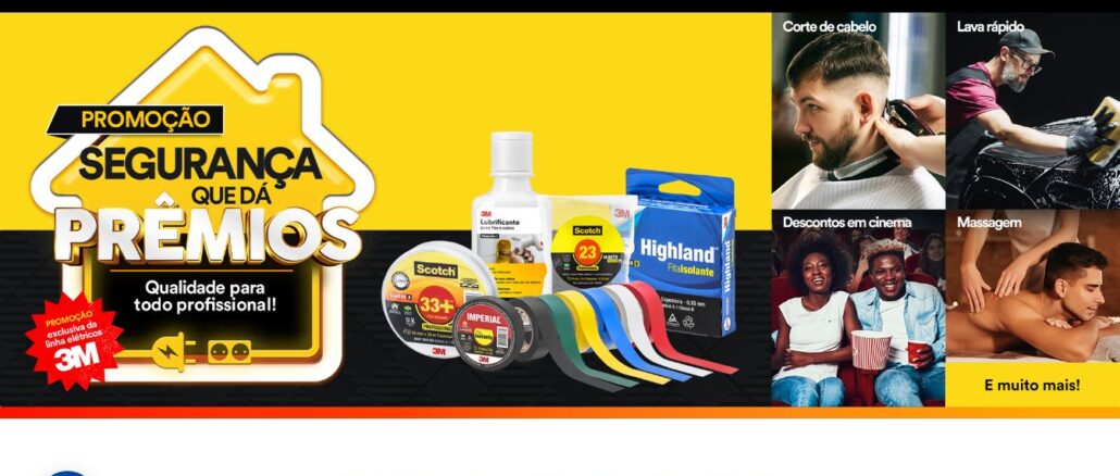 Promoção Segurança que dá Prêmios Promoção 3M Segurança que dá Prêmios: Ganhe experiências incríveis!
