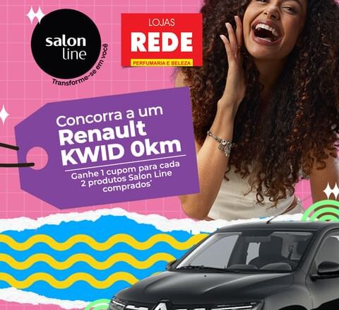 Promoções Loja Rede Salon Line e Haskell Oh My Promoções Loja Rede Salon Line e Haskell Oh My: Concorra dois Renault Kwid 0km.