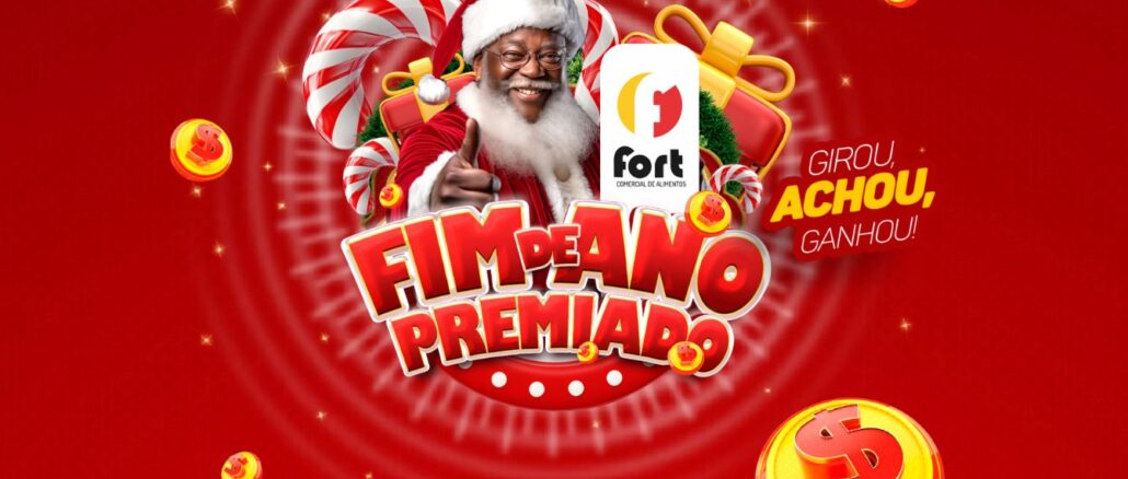 Promoção Fim de Ano Rede Fort 2024 Promoção Fim de Ano Rede Fort 2024: Concorra a vales de 50 a 500 reais.