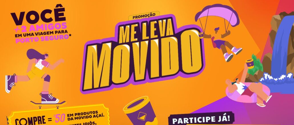 Promoção Me Leva Movido Açaí