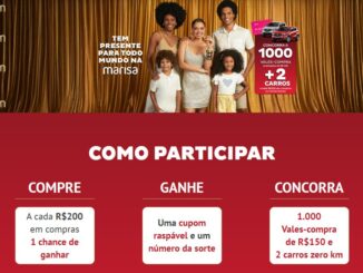 Promoção Natal Marisa 2024: Concorra dois carros zero e 1.000 vales de 150 reais.