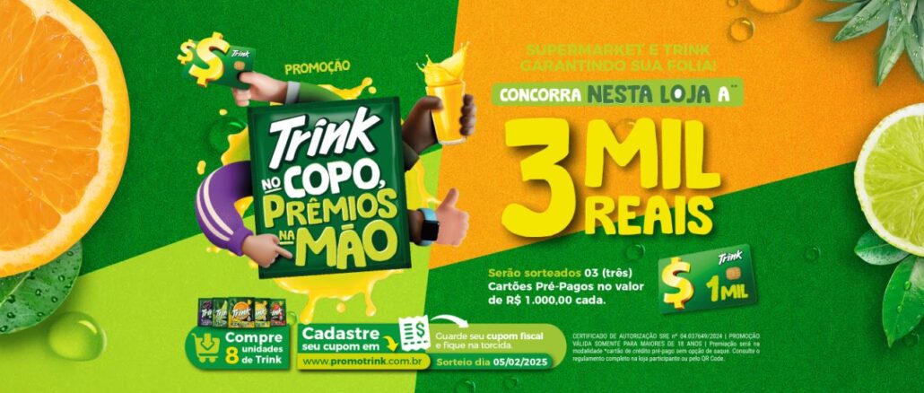 Promoção Trink Supermarket São Gonçalo Duque de Caxias Petropolis RJ