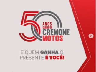 50 anos Grupo Cremone Motos: Participe e concorra moto XRE 0km.