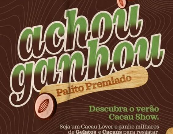 Palito Premiado Cacau Show Verão Fest 2025