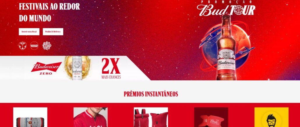 Promoção Bud Tour Te Leva para os Festivais ao Redor do Mundo Promoção Bud Tour Te Leva para os Festivais ao Redor do Mundo: Participe e concorra!