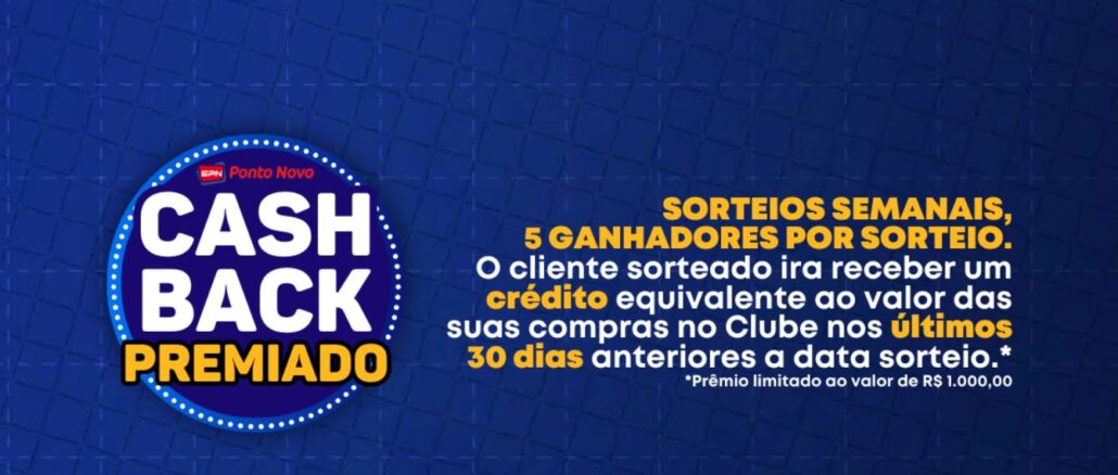 Promoção Cashback Premiado Ponto Novo Supermercados em Mogi Guaçu e região Promoção Cashback Premiado Ponto Novo Supermercados em Mogi Guaçu e região