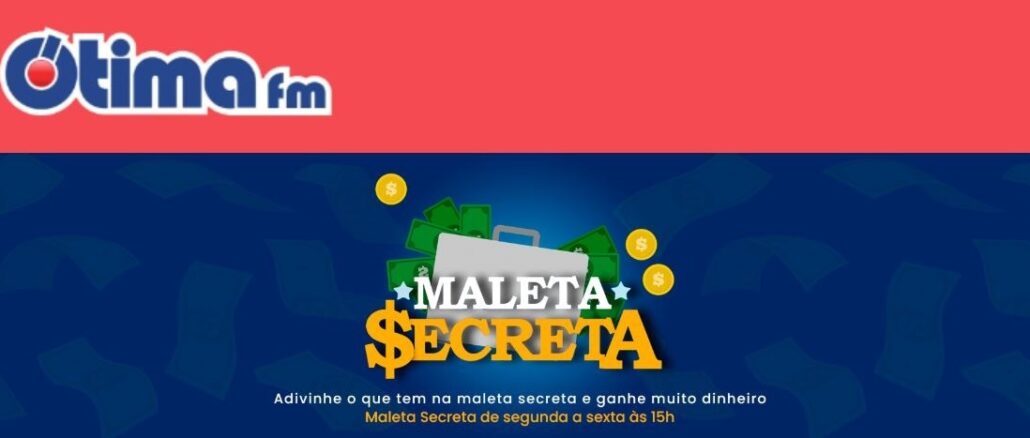 Promoção Mala Secreta Ótima FM Promoção Mala Secreta Ótima FM: Concorra a um crédito no PicPay no valor de 5.250,00 reais
