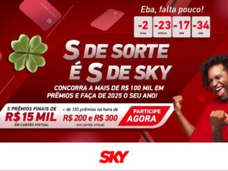 Promoção S de Sorte S de SKY: Participe e concorra!