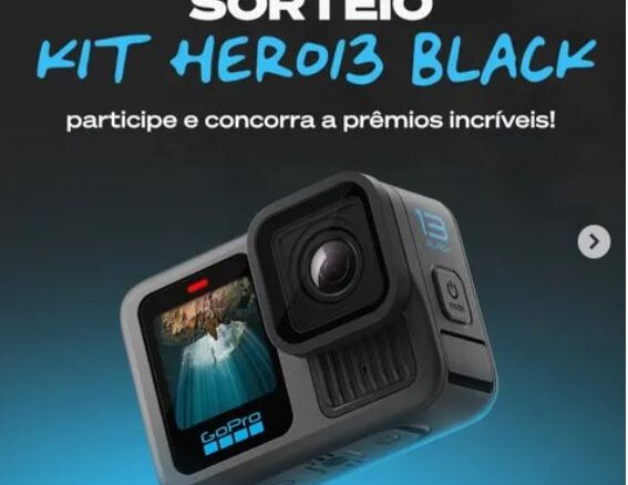 Sorteio GoPro13 Black Sorteio GoPro13 Black: Participe no Instagram, e concorra.