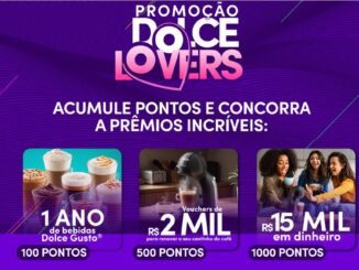 Promoção Dolce Lovers Dolce Gusto Nestlé: Concorra a pontos e prêmios em dinheiro.