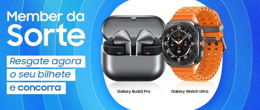 Promoçao Member da Sorte Samsung Comunidades Promoçao Member da Sorte Samsung Comunidades: Concorra fone de ouvido sem fio e relógio inteligente.
