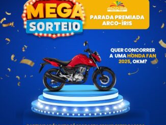 Promoção Parada Premiada Mega Sorteio Postos Arco-Iris Aparecida e Roseira SP