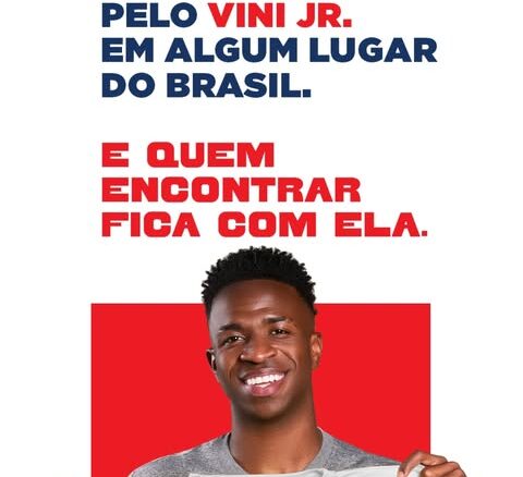 PROMOÇÃO CAÇA AO AUTÓGRAFO OMO PROMOÇÃO CAÇA AO AUTÓGRAFO OMO: Encontre e ganhe camisa autografada pelo Vini Jr