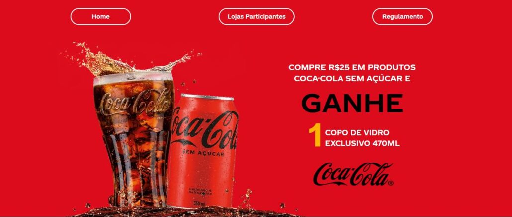 Promo Contour Coca-Cola Zero Sem Açúcar Promo Contour Coca-Cola Zero Sem Açúcar: Compre e ganhe um copo exclusivo.