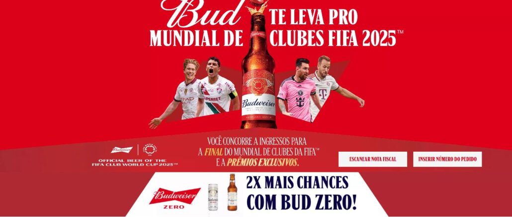 Promoção Bud te leva pro Mundial de Clubes FIFA 2025 Promoção Bud te leva pro Mundial de Clubes FIFA 2025