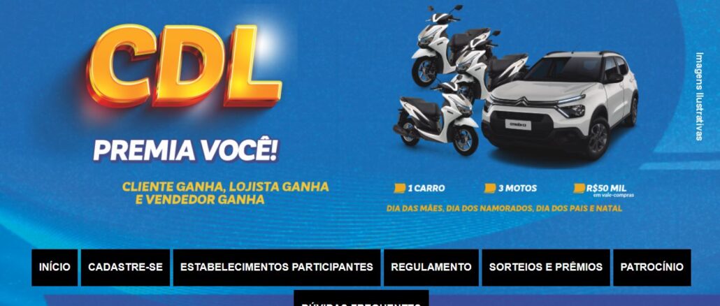 Promoção CDL Premia Você Uberaba Minas Gerais: Concorra carro e scooters