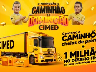 Promoção Caminhão do Domingão CIMED: Concorra caminhão de prêmios