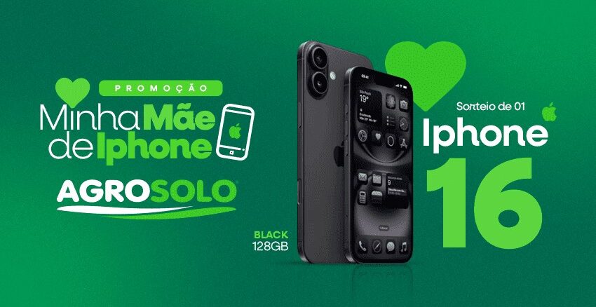 Promoção Minha Mãe de iPhone Agrosolo Promoção Minha Mãe de iPhone Agrosolo: Concorra iPhone 16