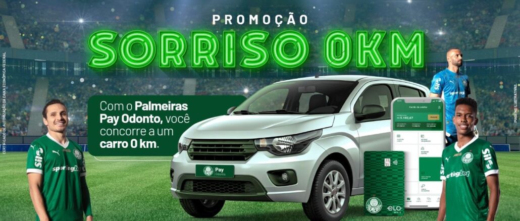 Promoção Sorriso 0km Palmeiras Pay Odonto Promoção Sorriso 0km Palmeiras Pay Odonto: Concorra carro 0km