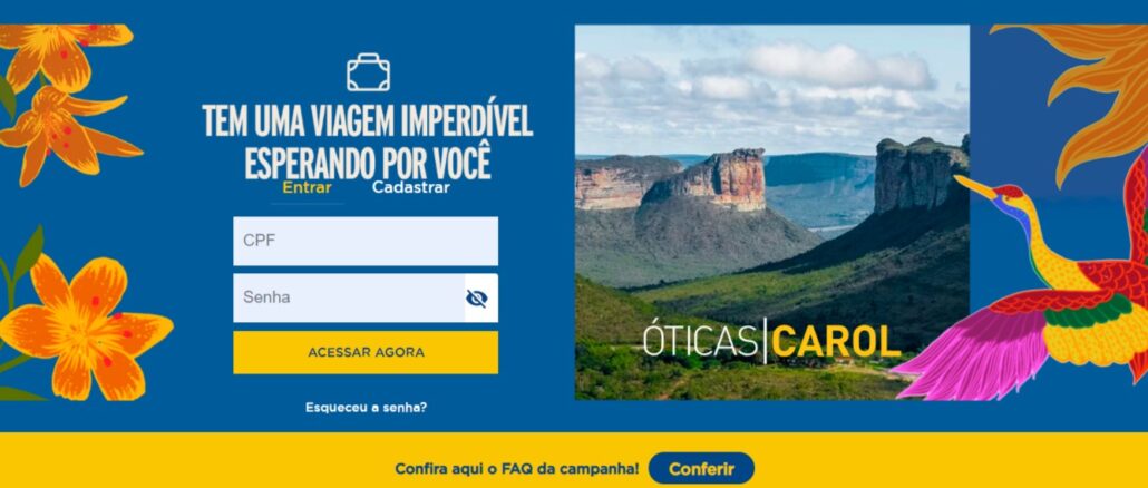Promoção Viaje com as Óticas Carol no Mês das Mães e dos Namorados Promoção Viaje com as Óticas Carol no Mês das Mães e dos Namorados: Concorra viagens
