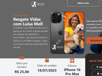Ação Luisa Mell 2025 - Resgate Vidas: Concorra iPhone 16 Pro Max