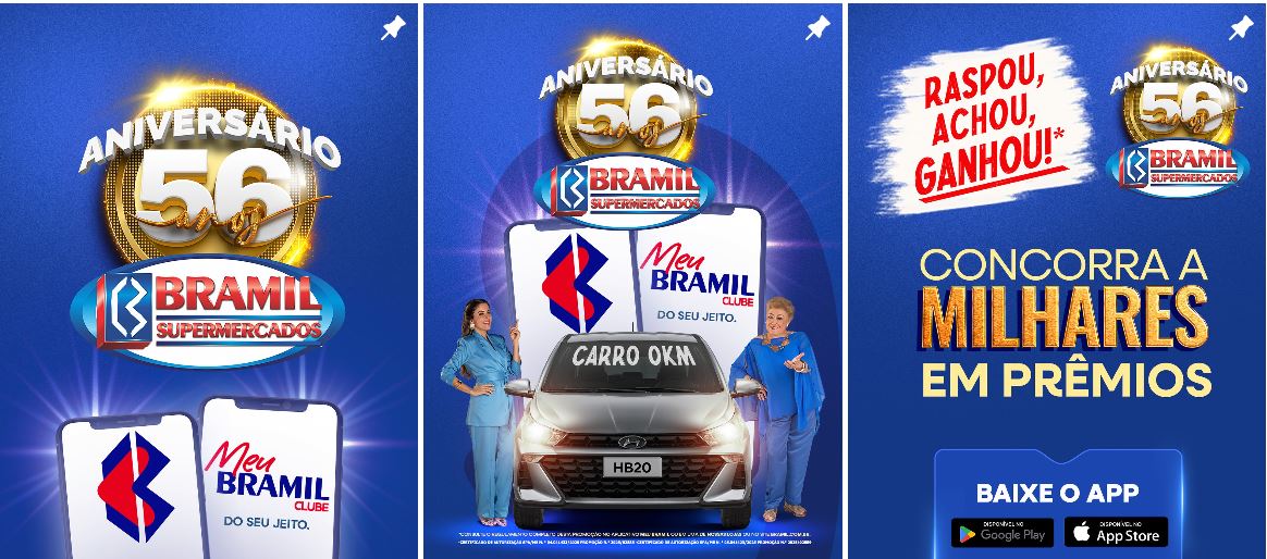 Participe do aniversário Bramil 56 anos e concorra! [Encerrada]
