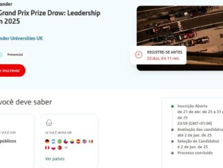 Curso Santander te leva pra F1 na Inglaterra: Matricule-se grátis e concorra