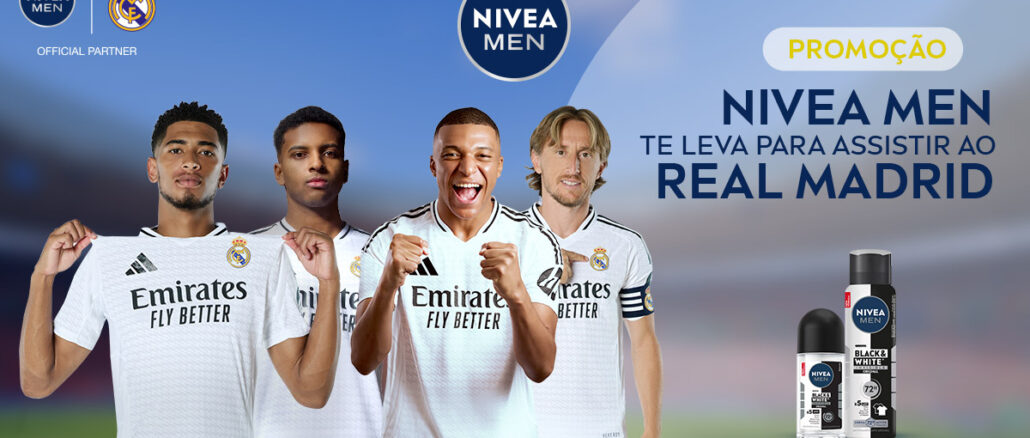 NIVEA MEN TE LEVA PARA ASSISTIR AO REAL MADRID NIVEA MEN TE LEVA PARA ASSISTIR AO REAL MADRID: Participe e concorra!