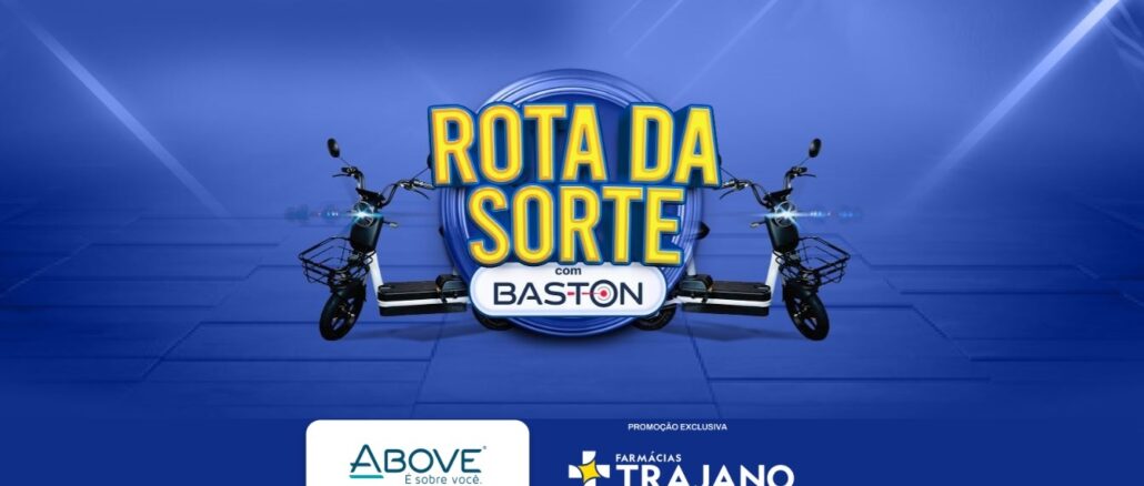 Promoção Above Rota da Sorte Farmácias Trajano no Paraná Promoção Above Rota da Sorte Farmácias Trajano no Paraná: Concorra scooters elétricas!