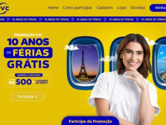 Promoção CVC 10 anos de férias: 10 anos de viagens na faixa