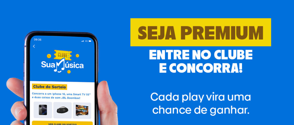 Promoção Clube Sua Música Premium Promoção Clube Sua Música Premium