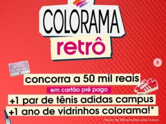 Promoção Colorama Retrô: Concorra 50 mil e um ano de produtos da marca