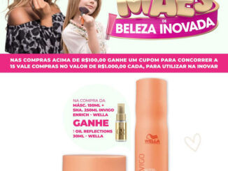 Promoção Inovar Cosméticos Mães de Beleza Inovada: Concorra 15 vale-compras de mil reais cada um