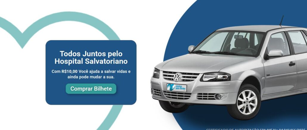 AÇÃO SOLIDÁRIA - HOSPITAL SALVATORIANO DIVINO SALVADOR AÇÃO SOLIDÁRIA - HOSPITAL SALVATORIANO DIVINO SALVADOR: Concorra carro 0km