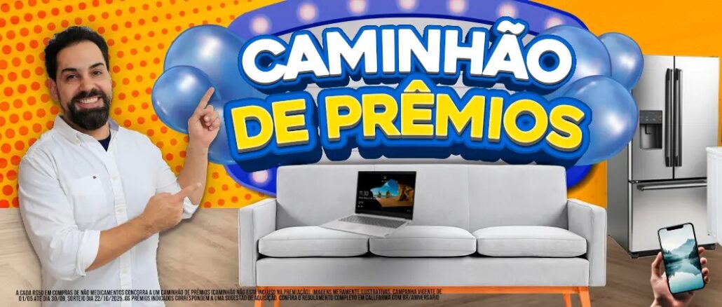 Caminhão de Prêmios Callfarma no Paraná: Concorra 25 mil reais