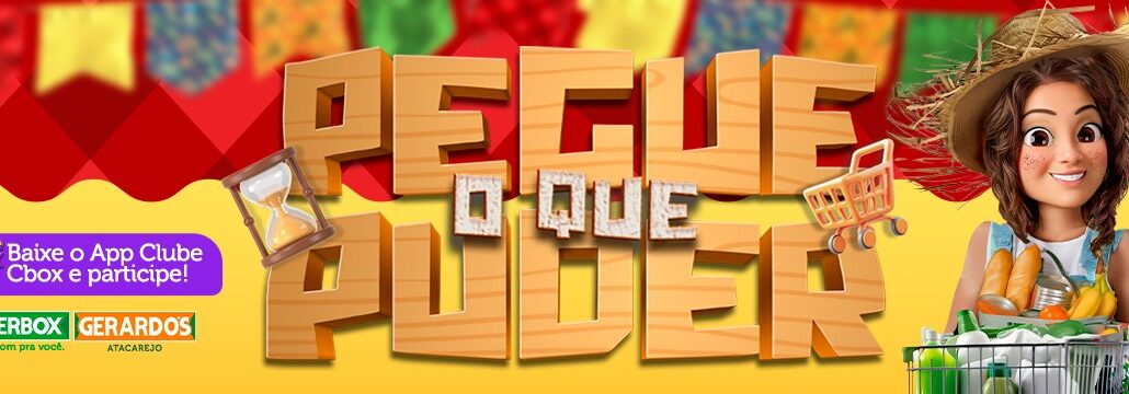 PEGUE O QUE PUDER - ANIVERSÁRIO 41 ANOS CENTERBOX PEGUE O QUE PUDER - ANIVERSÁRIO 41 ANOS CENTERBOX: Concorra vale-compras de 3.000,00 reais