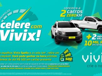 Promoção Acelere com a Vivix: Concorra carros e dinheiro