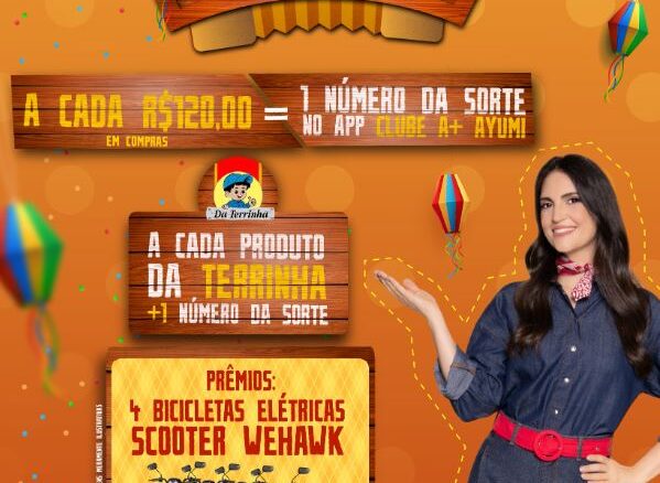 Promoção Arrayumi 2025 Ayumi Supermercados Promoção Arrayumi 2025 Ayumi Supermercados: Concorra bicicletas elétricas