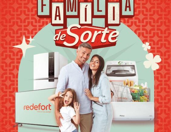 Promoção Redefort Supermercados "Família de Sorte" no Rio Grande do Sul: Concorra vales e eletrodomésticos.