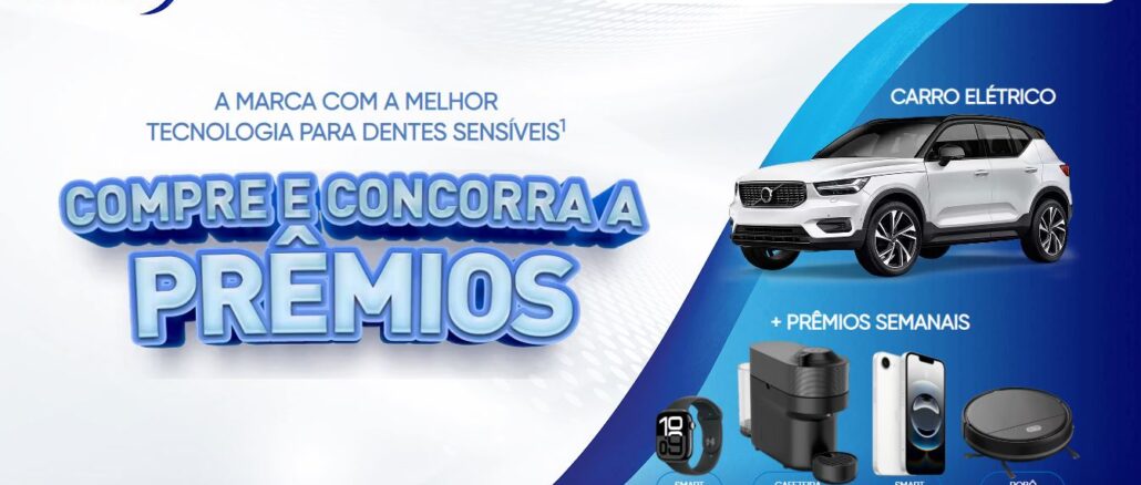 Promoção Sensodyne 2025 - Concorra Volvo 0km Promoção Sensodyne 2025: Concorra Volvo 0km dentre outros prêmios