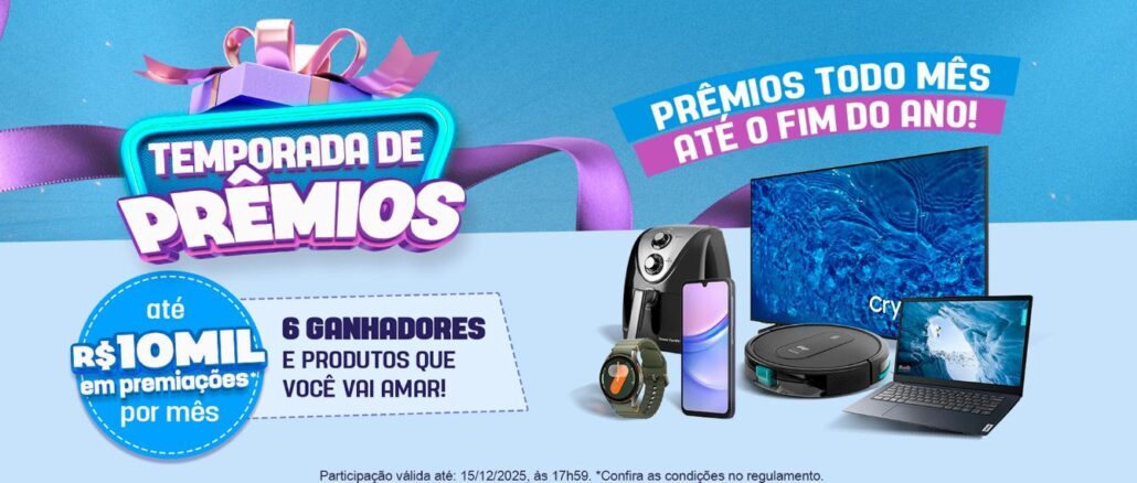 Temporada de Prêmios Clube Parcerias Temporada de Prêmios Clube Parcerias: Concorra 10 mil reais em prêmios todo mês
