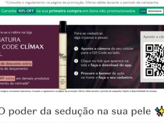 Amostra Grátis Miniatura Her Code Climax Boticário: Peça e retire na loja