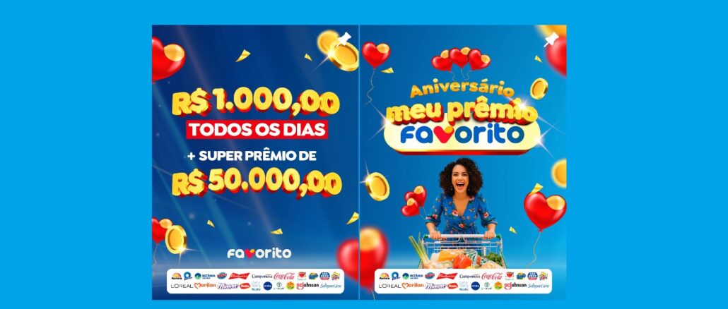 Aniversário Meu Prêmio Favorito Supermercados no Rio Grande do Norte: Concorra 100 mil reais