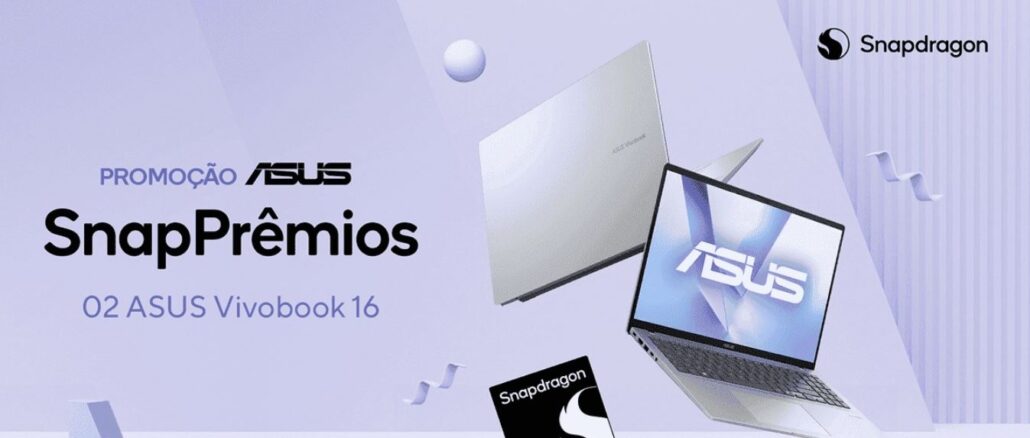 Promoção Asus SnapPrêmios Promoção Asus SnapPrêmios: Concorra 2 Asus Vivobook
