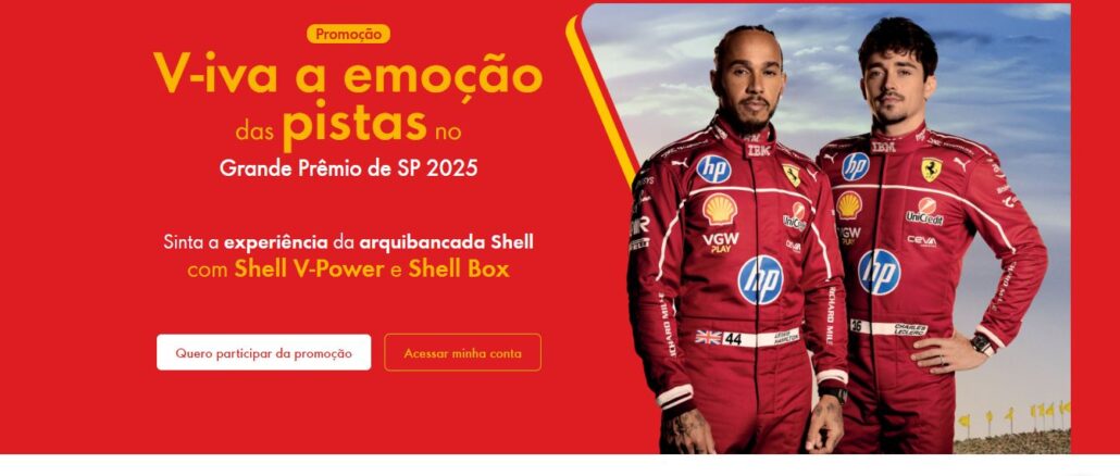 Promoção Shell Grande Prêmio SP 2025 Promoção Shell Grande Prêmio SP 2025: Concorra ingressos