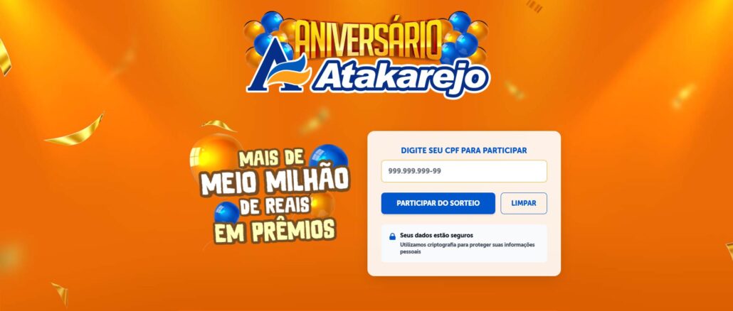 Aniversário Atakarejo 2025 Aniversário Atakarejo 2025: Concorra mais de meio milhão em prêmios