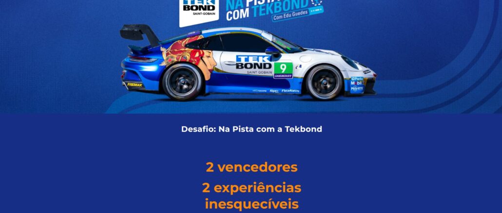 Desafio Na Pista com Tekbond e Edu Guedes Desafio Na Pista com Tekbond e Edu Guedes: Concorra duas experiências incríveis!