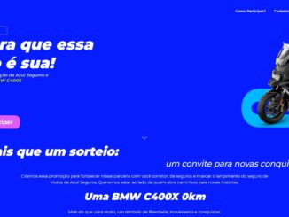 Promoção Azul Seguros "Segura que essa moto é sua": Concorra moto BMW C400X