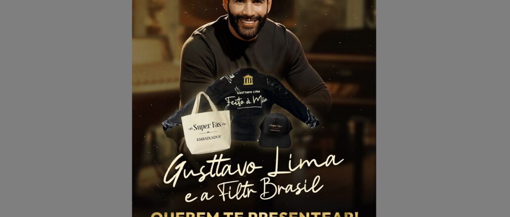 Promoção Central de Fãs GL Gusttavo Lima Filtr Brasil Promoção Central de Fãs GL Gusttavo Lima Filtr Brasil: Concorra kits com ecobag, boné, e camiseta.
